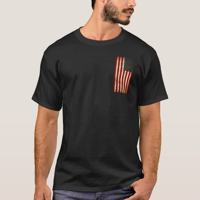 Versuch, der auf diese Flagge tritt T-Shirt (Vorderseite)