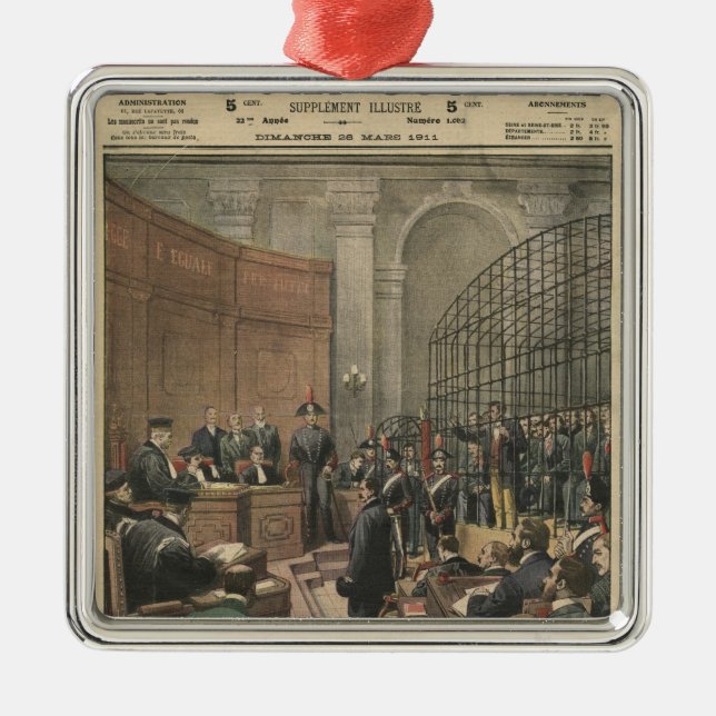 Versuch des Camorra Silbernes Ornament (Vorne)