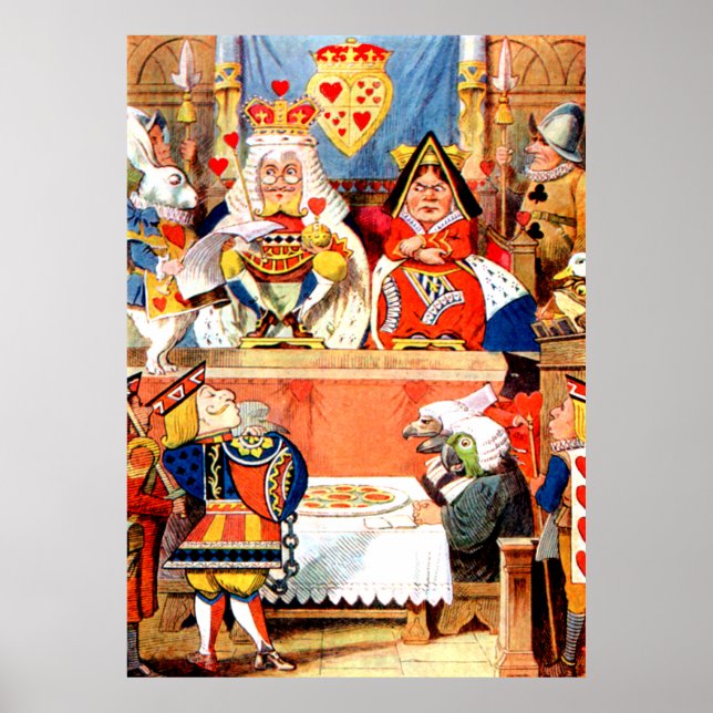 Versuch des Herzens in Wunderland Poster (Vorne)