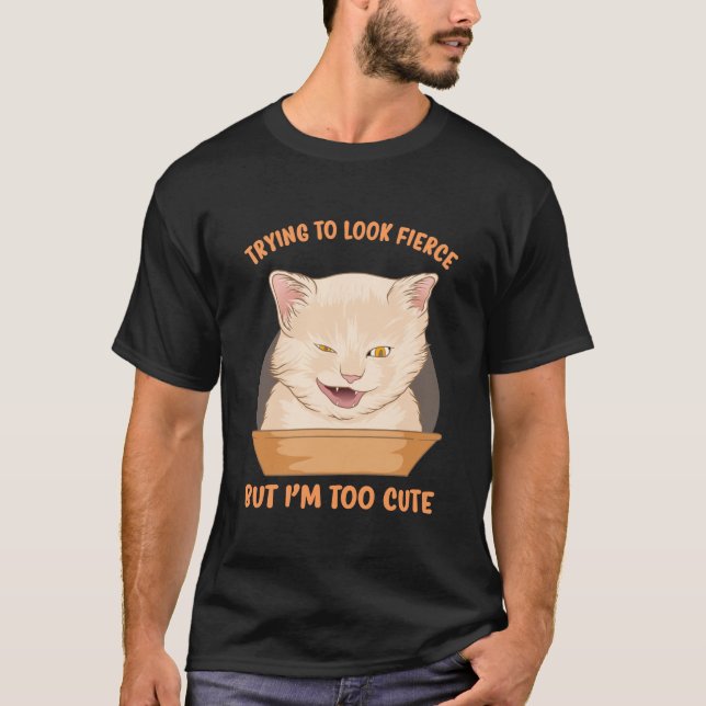 Versuch, eifrig auszusehen, aber ich bin zu niedli T-Shirt (Vorderseite)