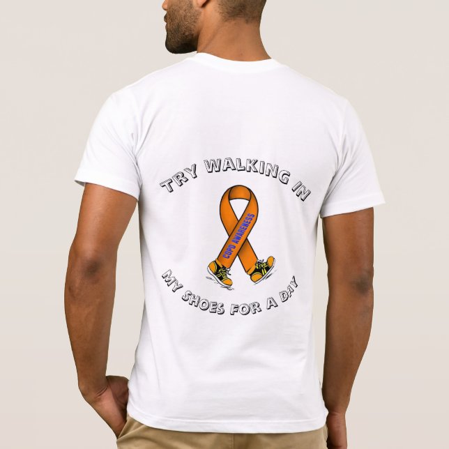 Versuch, in meinen Schuhen zu gehen T-Shirt (Rückseite)