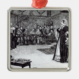 Versuch von Mary-Königin der Schotten Silbernes Ornament