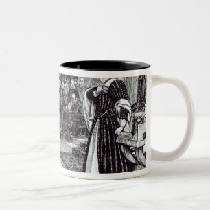 Versuch von Mary-Königin der Schotten Zweifarbige Tasse