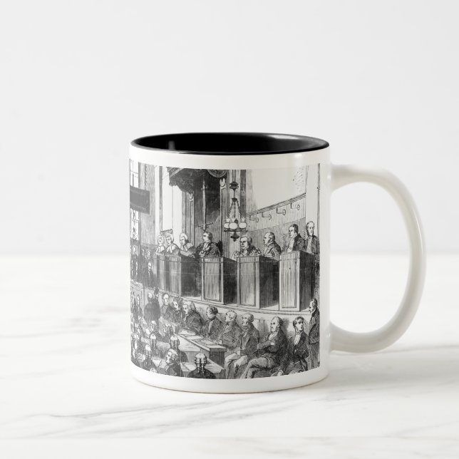 Versuch von William Palmer Zweifarbige Tasse (Rechts)