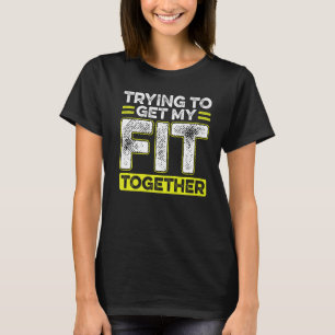 Versuchen, sich fit ketogenische Dieter Vegetarier T-Shirt
