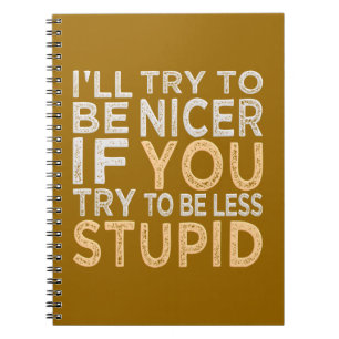 Versuchen Sie, ein benutzerfreundliches Notebook z Notizblock