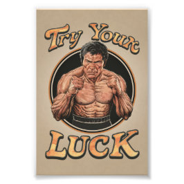 Versuchen Sie Ihr Glück - Knuckle Kämpfer Fotodruck