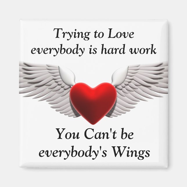 Versuchen Sie, Liebe_ Magnet (Vorne)