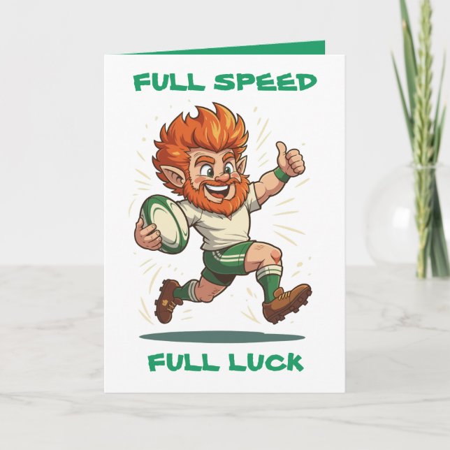 Versuchen Sie Line St Patricks Match Day Charge Karte (Vorderseite)