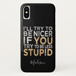 Versuchen Sie, Nizza Nametelefon-Hüllen zu sein Case-Mate iPhone Hülle