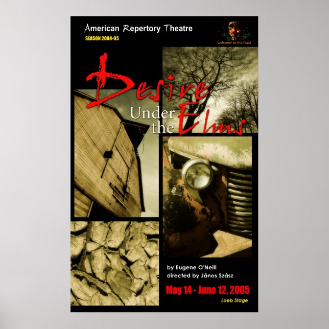 VERSUCHEN UNTER ELMS POSTER (Vorne)