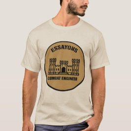 Versuchen wir das Combat Engineer Badge T‑Shirt. T-Shirt