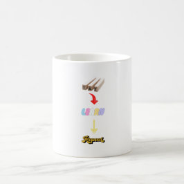 Versuch's. Lernen Sie. Wieder von vorne. T-Shirt f Kaffeetasse