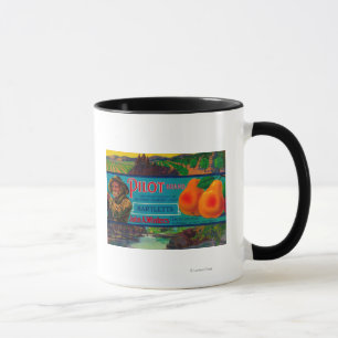 Versuchsbirnen-Kiste LabelEl Dorado Landkreis, CA Tasse