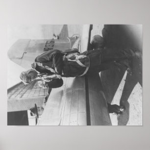 VersuchsBoarding-Flugzeug Howards Hughes Poster