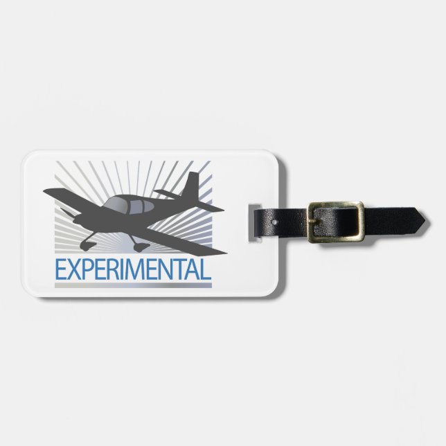 Versuchsflugzeug mit niedrigem Flügel Gepäckanhänger (Vorderseite horizontal)