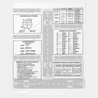 VersuchsKneeboard Fleece-Decke Fleecedecke