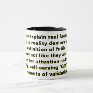Versucht reale Fakten zu erklären, "Mansplaining"  Tasse