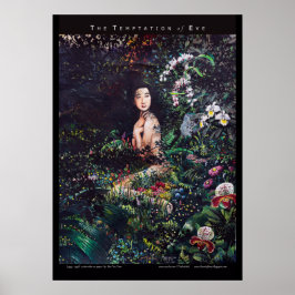 Versuchung der Aquarellmalerei Poster