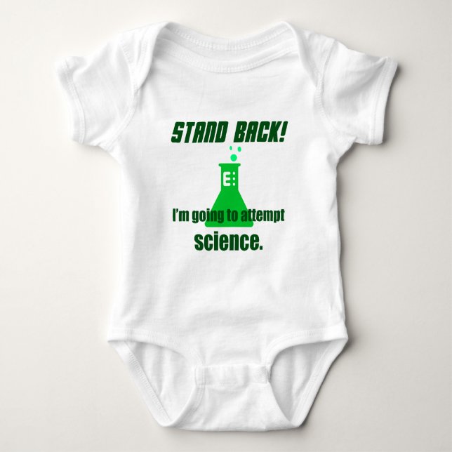 Versuchung der Wissenschaft Baby Strampler (Vorderseite)