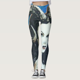 'Versuchung im Magick' Gemälde auf einem Leggings