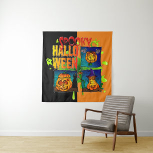 Versuchung Spooky Halloween Wandteppich