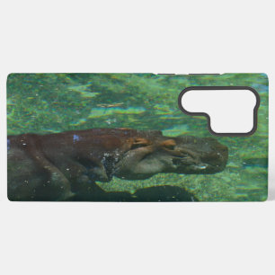 **"Versunkene Ruhe: Ein Nilpferd schwimmt geschick Samsung Galaxy Hülle