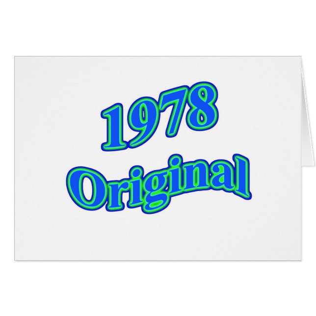 Vert 1978 bleu original (Devant horizontal)