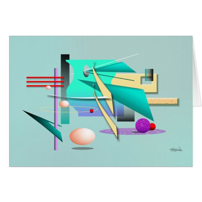 Vert Aberdeen Karte (Vorderseite (Horizontal))