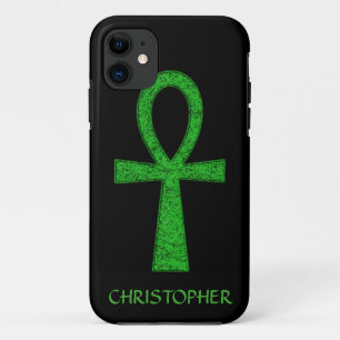 Vert Ankh iPhone 5 Coque