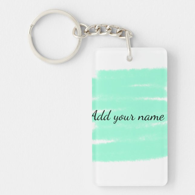 Vert aquarelle ajouter nom message texte lancer (Devant)