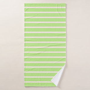 Vert citron vert et beige cinq rayures motif