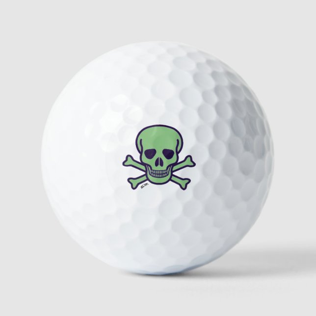 Vert Crâne valeur balles de golf 12 pk (Recto)