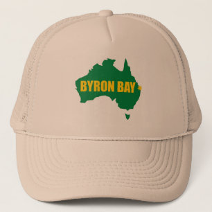 Vert de baie de Byron et casquette de carte d'or