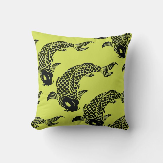 Vert de coussin de Koi (Recto)