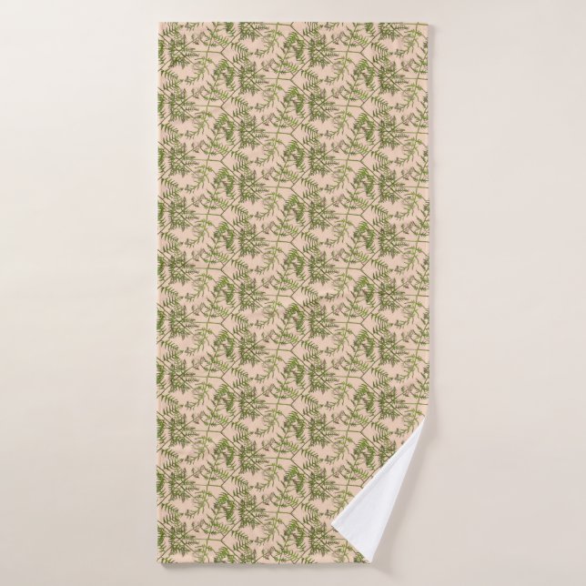 vert de printemps  (Serviette de bain)