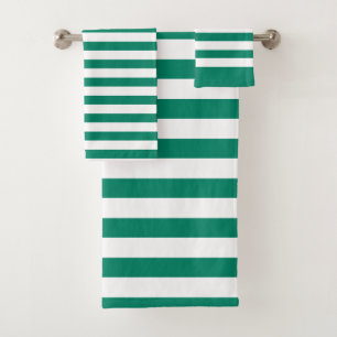 Vert émeraude bleu foncé rayures été