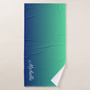 Vert et bleu foncé personnalisé
