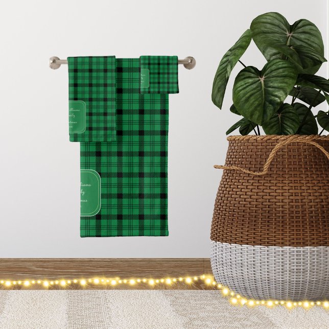 Vert et noir - Plaids confortables (Créateur téléchargé)