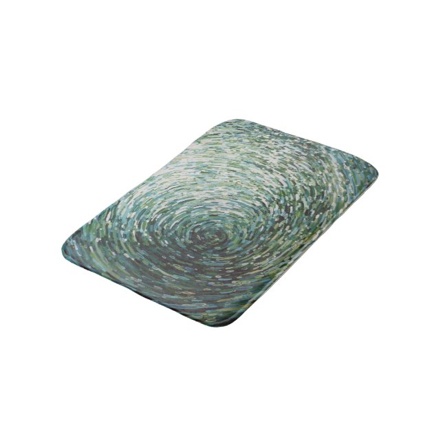 Vert et tapis de bain Cresting Brown de vague Juul (Angle)