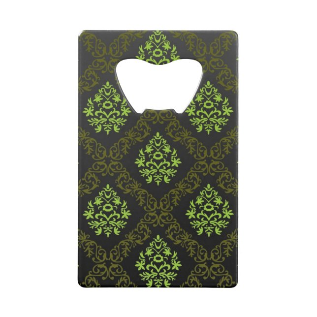Vert floral de papier peint (Devant)
