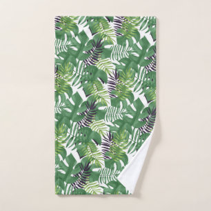 Vert Jungle Feuille Nature sans couture Motif blan