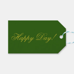 Vert n°2, Étiquette cadeau verte