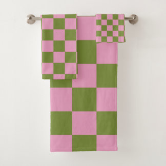Vert rose À damiers En vichy Motif