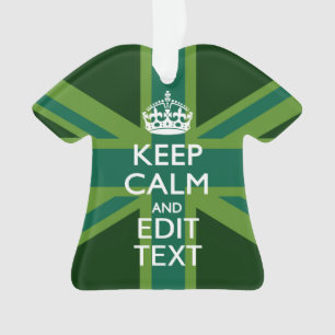 Vert Turquoise Gardez Le Calme Et Obtenez Votre Te