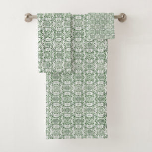 Vert Vintage Pinwheel Damas