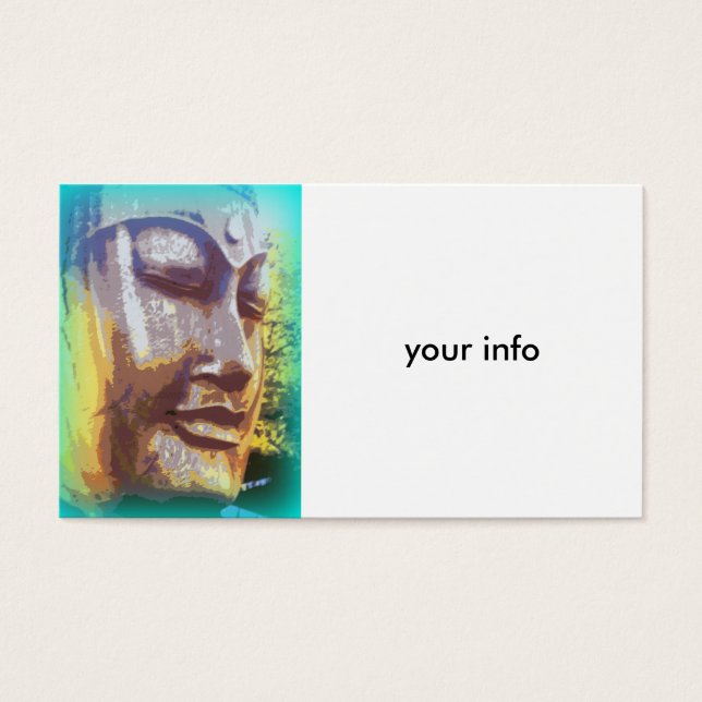 vert visage bouddha (Devant)