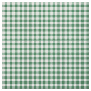 Verte et blanc En vichy tissu Motif