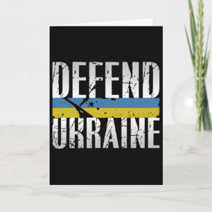 Verteidige die Ukraine Unterstütze die Verteidigun Karte