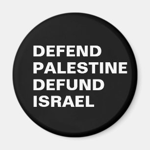 Verteidigen Palästina verteidigen Israel - Israel Magnet